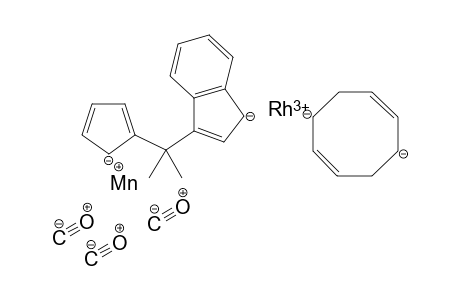 Rhodium(III) cycloocta-1,5-diene 3-(1-cyclopenta-1,3-dien-1-yl-1-methylethyl)-1H-inden-1-ide manganese(I) tricarbonyl