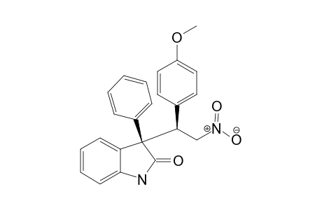 (R)-3-((R)-1-(4-methoxyphenyl)-2-nitroethyl)-3-phenylindolin-2-one