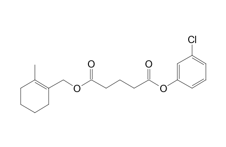 Glutaric acid, (2-methylcyclohex-1-enyl)methyl 3-chlorophenyl ester