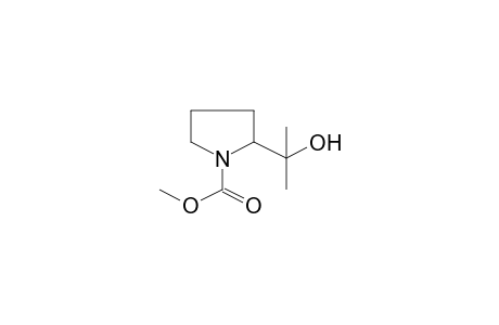 Methyl 2-(1-hydroxy-1-methylethyl)-1-pyrrolidinecarboxylate
