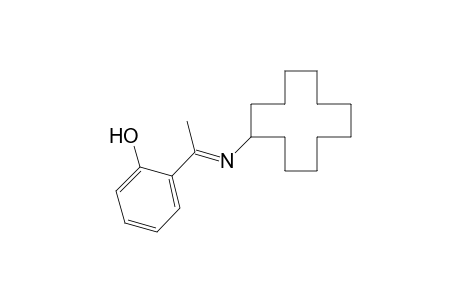 o-(N-cyclododecylacetimidoyl)phenol
