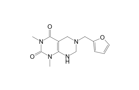 1H-Pyrimido[4,5-d]pyrimidine-2,4-dione, 6-furan-2-ylmethyl-1,3-dimethyl-5,6,7,8-tetrahydro-