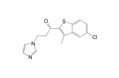 1-(5-chloro-3-methylbenzo[b]thien-2-yl)-3-(imidazol-1-yl)-1-propanone