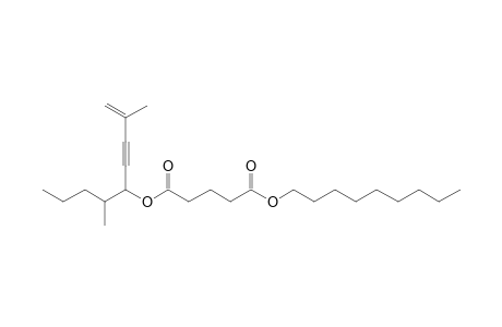 Glutaric acid, 2,6-dimethylnon-1-en-3-yn-5-yl nonyl ester