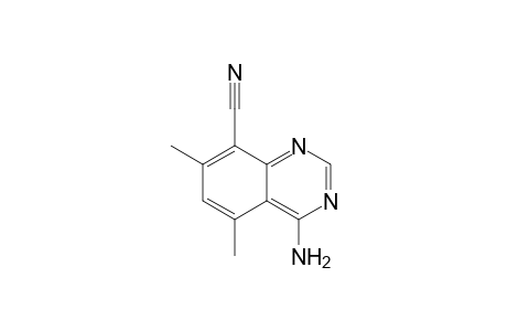 4-AMINO-8-CYANO-5,7-DIMETHYLQUINAZOLINE
