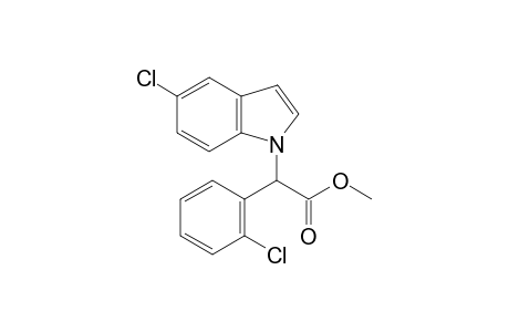 methyl 2-(5-chloroindol-1-yl)-2-(2-chlorophenyl)acetate