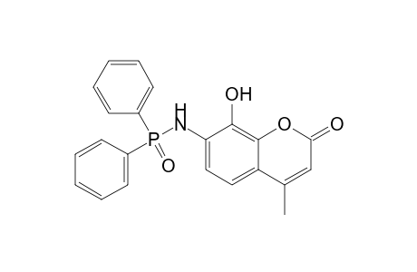 8-Hydroxy-4-methyl-7-(diphenylphosphinoylamino)-2H-[1]benzopyran-2-one