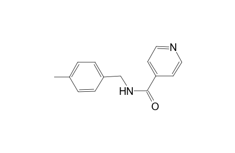 N-(4-methylbenzyl)isonicotinamide