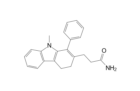 3-(9-Methyl-1-phenyl-4,9-diahydro-3H-carbazol-2-yl)propanamide