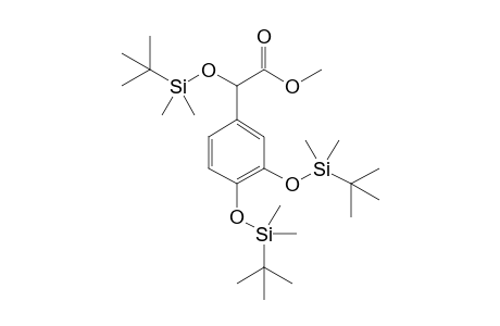 Benzeneacetic acid, .alpha.,3,4-tris[(tert-butyldimethylsilyl)oxy]-, methyl ester