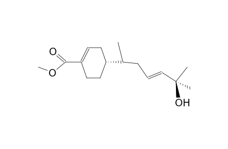 3'-DEHYDRO-EPI-JUVABI-5'-OL;METHYL-(4R)-[5-HYDROXY-(1S),5-DIMETHYL-3-HEXENYL]-1-CYCLOHEXENE-1-CARBOXYLATE