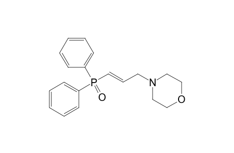 Morpholine, 4-[3-(diphenylphosphinyl)-2-propenyl]-, (E)-