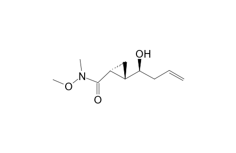 (1R,2R,1'S)-2-(1'-Hydroxybut-3-enyl)-N-methoxy-N-methylcyclopropanecarboxamide