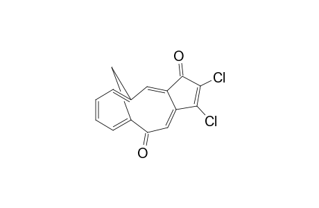 2,3-Dichloro-1,5-dihydro-6,11-methanocyclopenta[11]annulene-1,5-dione(5,6-Dichlorotricyclo[8.4.1.0(3,7)]pentadeca-2,5,7,10,12,14-hexaene-4,9-dione)