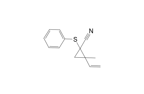 cis-2-Ethoxy-2-methyl-1-phenylthiocyclopropanecarbonitrile