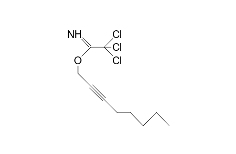 2,2,2-TRICHLOROACETIMIDIC ACID, 2-OCTYNYL ESTER