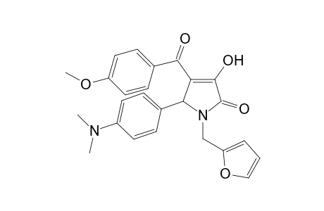 5-(4-Dimethylamino-phenyl)-1-furan-2-ylmethyl-3-hydroxy-4-(4-methoxy-benzoyl)-1,5-dihydro-pyrrol-2-one