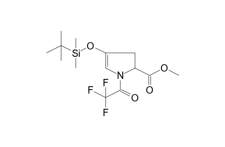 Pyrrole-2-carboxylic acid, 2,3-dihydro-4-(tert-butyldimethylsilyl)oxy-1-trifluoroacetyl-, methyl ester