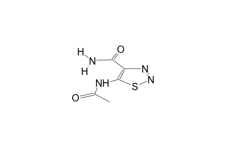 4-carbamoyl-5-acetamido-1,2,3-tiadiazole