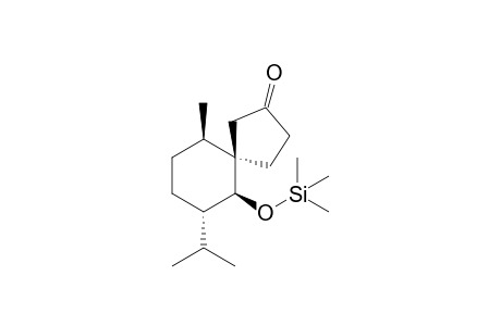 (5R,6R,9S,10S)-6-methyl-9-propan-2-yl-10-trimethylsilyloxy-3-spiro[4.5]decanone
