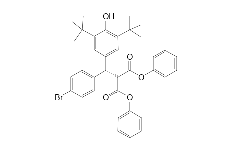 diphenyl (R)-2-((4-bromophenyl)(3,5-di-tert-butyl-4-hydroxyphenyl)methyl)malonate