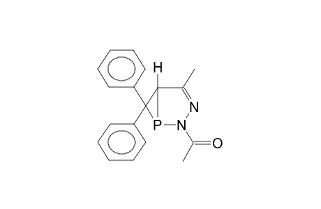 2-Acetyl-4-methyl-6,6-diphenyl-2,3-diaza-1-phospha-bicyclo[3.1.0]hex-3-ene