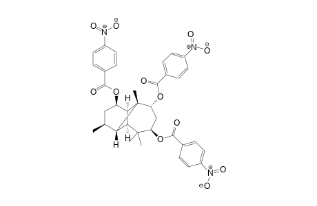 (1R,3S,4S,5S,7R,9R,10R,11R)-1,7,9-Tri-p-nitrobenzoyloxylongipinane