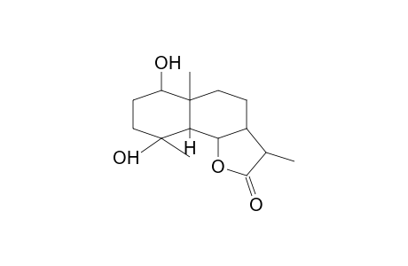 NAPHTO[1,2-b]FURAN-2(3H)-ONE, DECAHYDRO-6,9-DIHYDROXY-3,5a,9-TRIMETHYL-