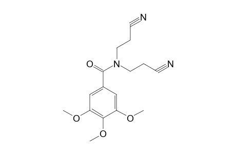 N,N-bis(2-cyanoethyl)-3,4,5-trimethoxybenzamide