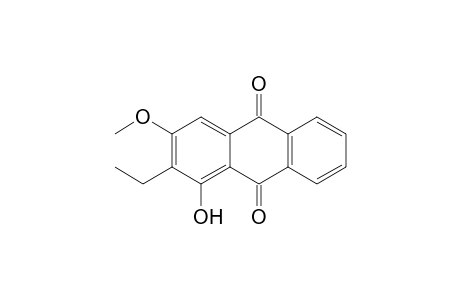 2-ethyl-1-hydroxy-3-methoxy-9,10-anthraquinone