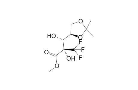 4,5-Isopropylidene-2-C-trifluoromethyl-D-arabinonic methylester