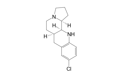 (6aS,12aS,12bS)-9-Chloro-1,2,3,5,6,6a,7,12,12a,12b-decahydro-indolizino[8,7-b]quinoline