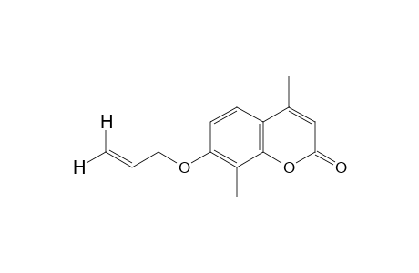 7-Allyloxy-4,8-dimethyl-coumarin