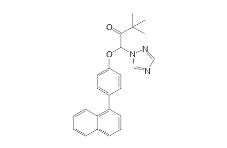 3,3-Dimethyl-1-(4-(naphthalen-1-yl)phenoxy)-1-(1H-1,2,4-triazol-1-yl)butan-2-one