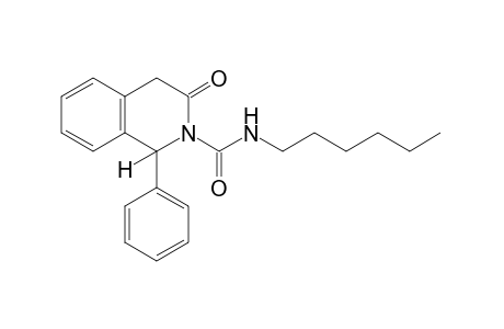 3,4-dihydro-N-hexyl-3-oxo-1-phenyl-2(1H)-isoquinolinecarboxamide