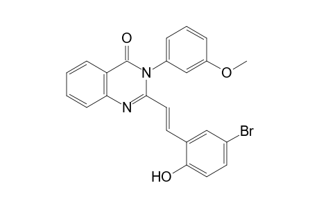 2-[2-(5-bromo-2-hydroxy-phenyl)-vinyl]-3-(3-methoxy-phenyl)-3H-quinazolin-4-one