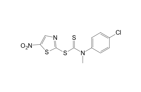 p-chloro-N-methyldithiocarbanilic acid, 5-nitro-2-thiazolyl ester