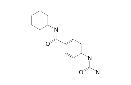 Benzamide, 4-[(aminocarbonyl)amino]-N-cyclohexyl-