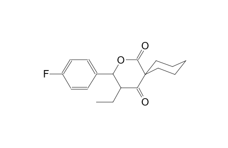 4-Ethyl-3-(4-fluoro-phenyl)-2-oxa-spiro[5.5]undecane-1,5-dione