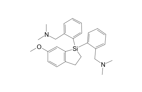 1,1-Bis[2'-(dimethylaminomethyl)phenyl]-6-methoxy-1-silaindane