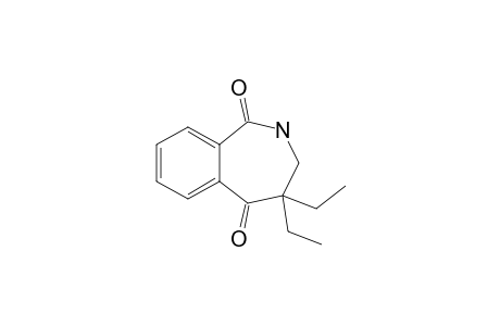 4,4-Diethyl-2,3-dihydro-2-benzazepine-1,5-dione