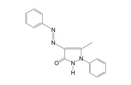 3-methyl-2-phenyl-4-(phenylazo)-3-pyrazolin-5-one