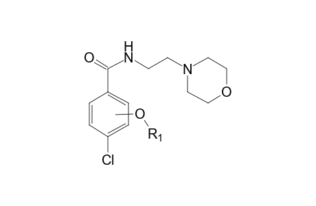 Moclobemide-M (HO-ring, 4-chlorobenzoic acid-glucuronide) MS2