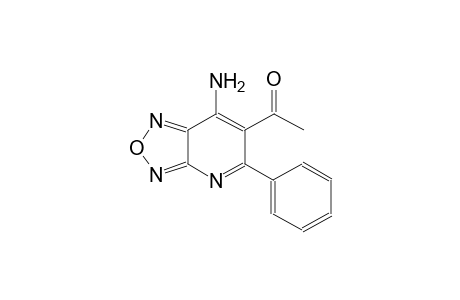 1-(7-amino-5-phenyl-furazano[3,4-e]pyridin-6-yl)ethanone