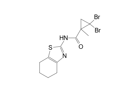 2,2-dibromo-1-methyl-N-(4,5,6,7-tetrahydro-1,3-benzothiazol-2-yl)cyclopropanecarboxamide