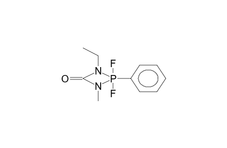 1-METHYL-2-PHENYL-3-ETHYL-2,2-DIFLUORO-2,1,3-PHOSPHADIAZETIDINONE