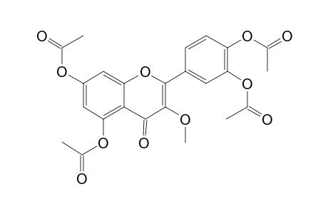 3',4',5,7-Tetrahydroxy-3-methoxyflavone, tetraacetate