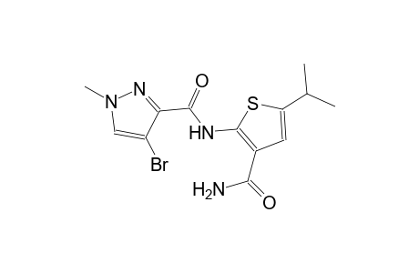 N-[3-(aminocarbonyl)-5-isopropyl-2-thienyl]-4-bromo-1-methyl-1H-pyrazole-3-carboxamide