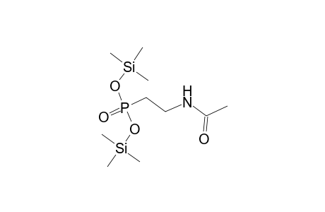 Phosphonic acid, [2-(acetylamino)ethyl]-, bis(trimethylsilyl) ester