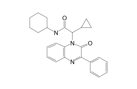 N-Cyclohexyl-2-cyclopropyl-2-(2-oxo-3-phenylquinoxalin-1-yl)acetamide